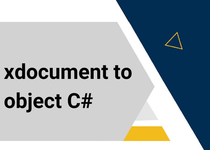 xdocument to object c#